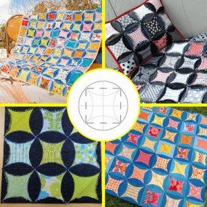Easy-to-use 2-in-1 Circle Quilting Template for DIY crafts.