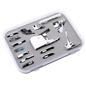 Complete Presser Foot Set displayed for all sewing needs