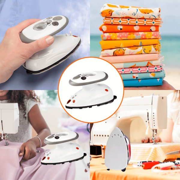User-friendly Portable Steam Iron for quick fabric wrinkle removal