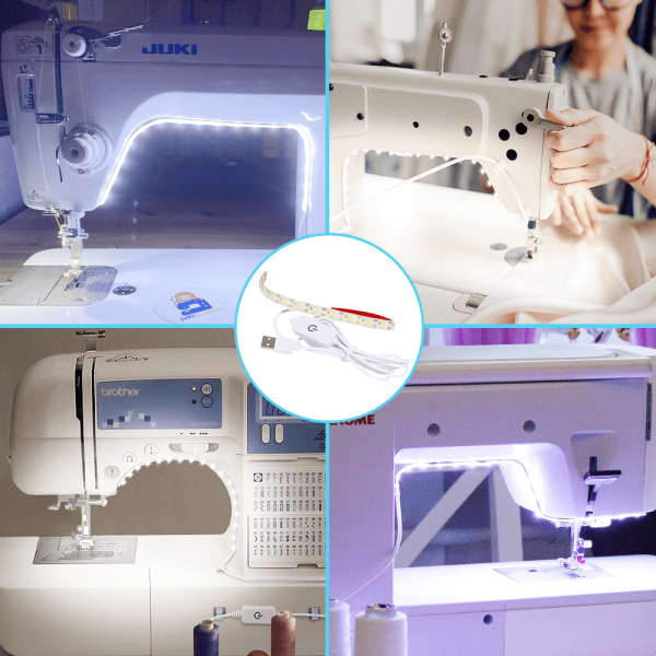 Sewing Machine equipped with energy-efficient LED Light for better visibility