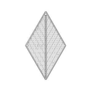 Creating beautiful diamond shapes from strip sets with 60 Degree Diamond Ruler