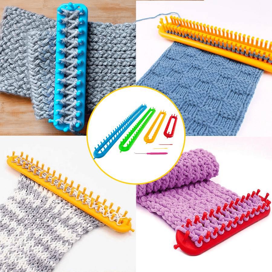 Easy n Quick Loom Knitting Scarf Tool Kit® – RunMDeal