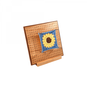 Elegant Handcrafted Blocking Board with luxurious felt backing, protecting work surfaces