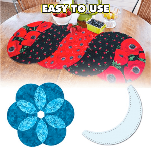 Creative Braided Twist Ruler design for quilting projects.