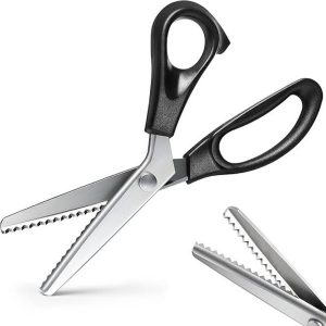 Sharp Pinking Shears Scissors for fabric and crafting projects