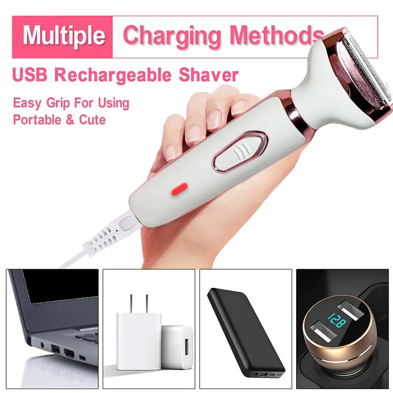 Electric Razor Shaver with Detachable Head - RunMDeal